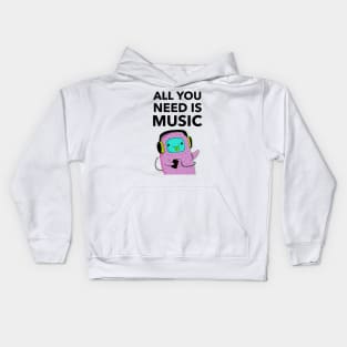 All You Need Is Music Kids Hoodie